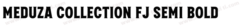 Meduza Collection FJ Semi Bold Text字体转换
